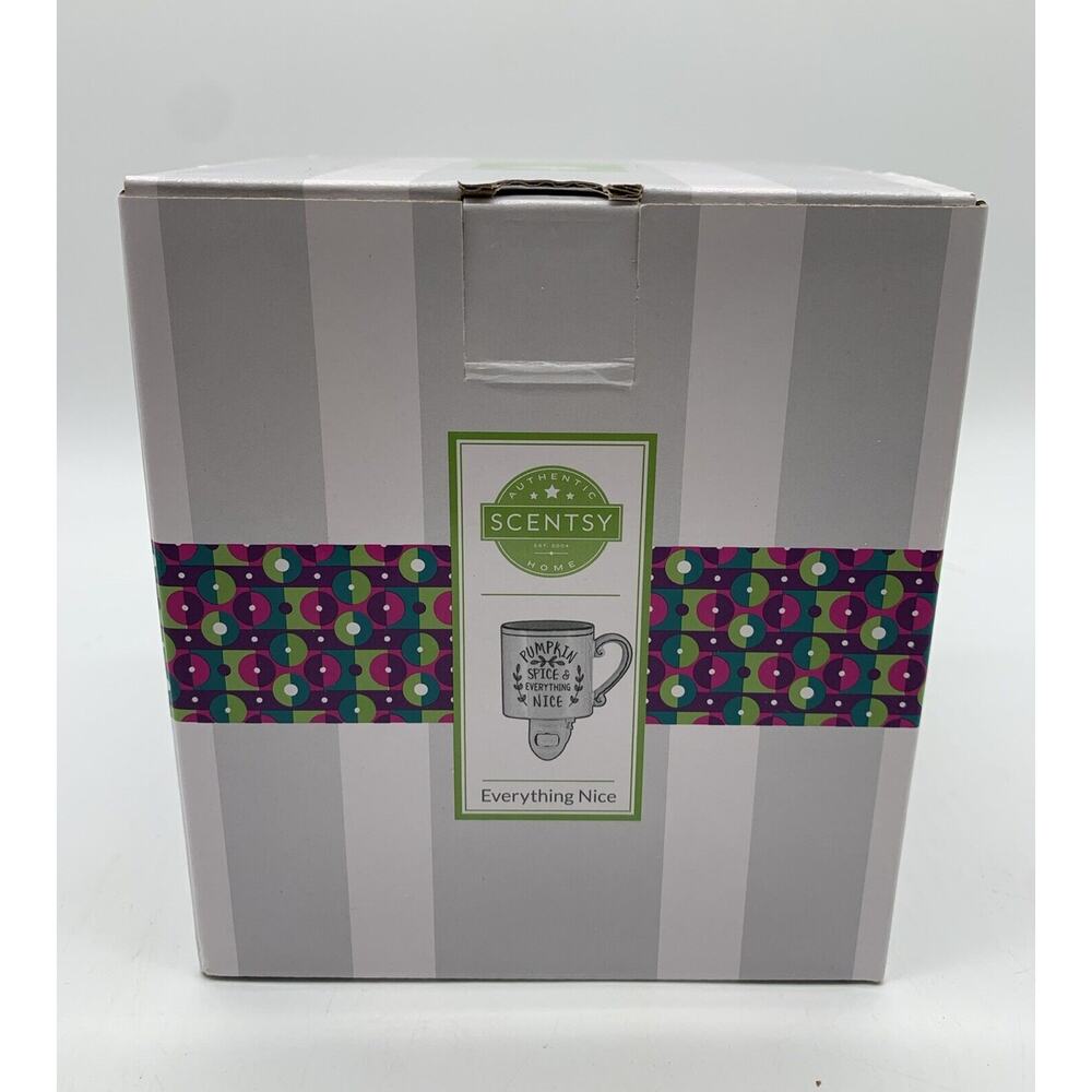 Scentsy PUMPKIN SPICE EVERYTHING NICE Fall MINI WARMER NIB